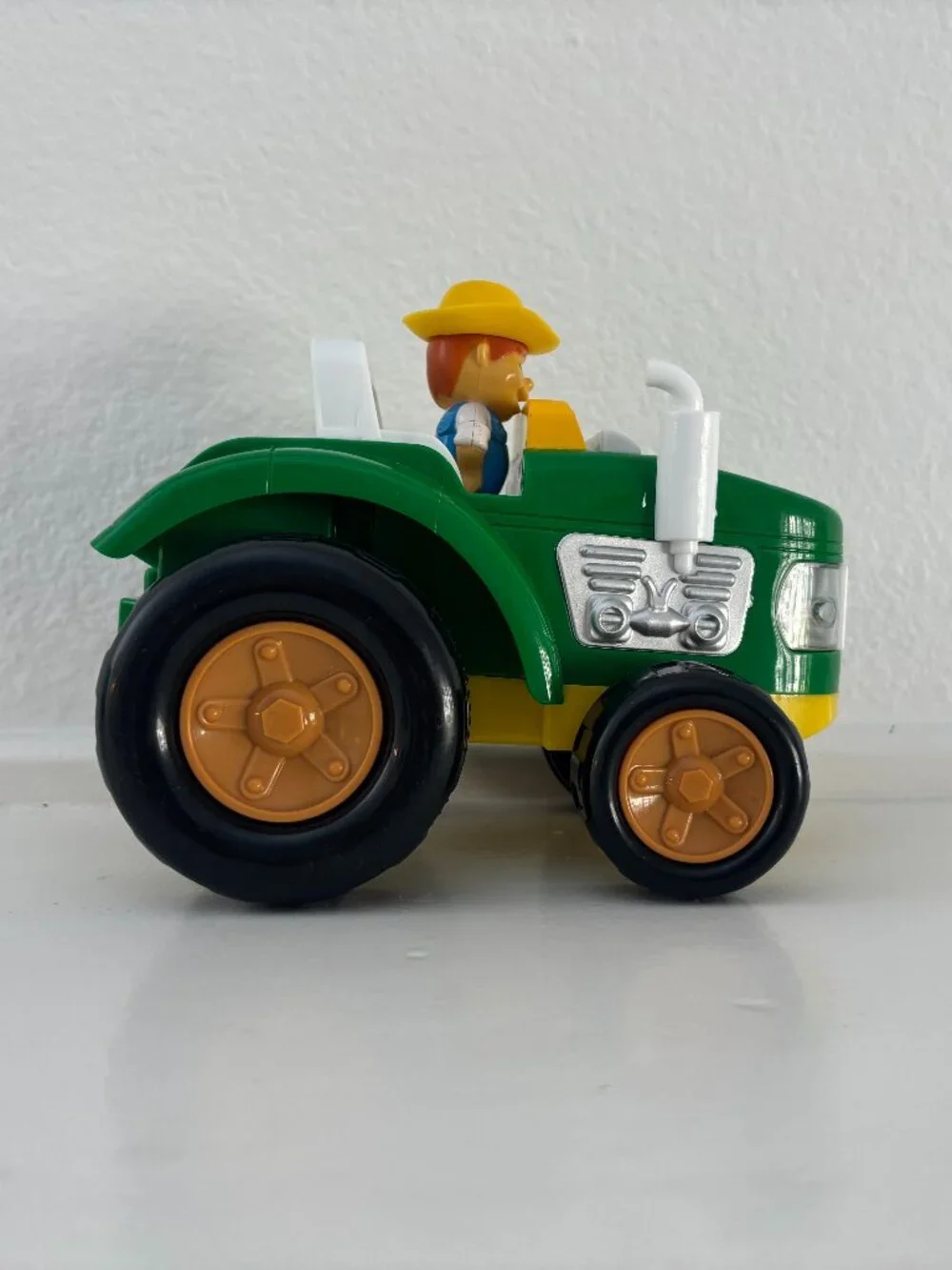 Tractor Toy with Farmer - Lights Up - Makes Noises - Two Pieces